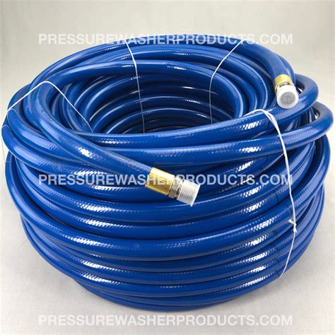 58 Id X 300 Blue Kuri Tec Softwash Chemical Hose 12 Mpt 316