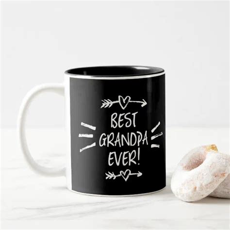 Best Grandpa Ever Two Tone Coffee Mug Zazzle