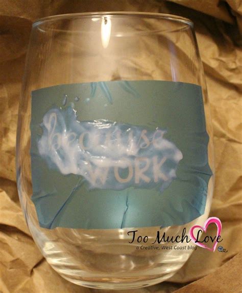 i have discovered yet another thing i can do with my cricut explore air 2 glass etching i