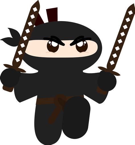 Ninja Minimalistisch Hd Kostenlose Vektorgrafik Auf Pixabay