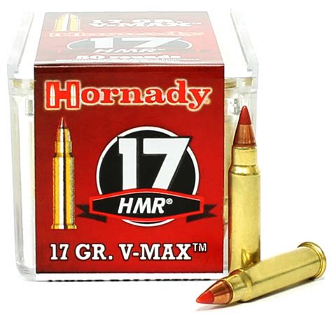 Hornady 17 Hmr Ammunition H83170 17gr V Max Brick Of 500 Rounds