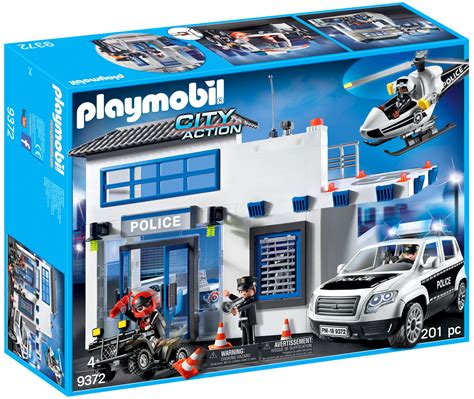 Welcome to the playmobil® website! PLAYMOBIL City Action 9372 pas cher - Poste de police et ...