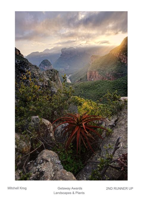Blyde River Canyon Landscape At Sunrise Mpumalanga