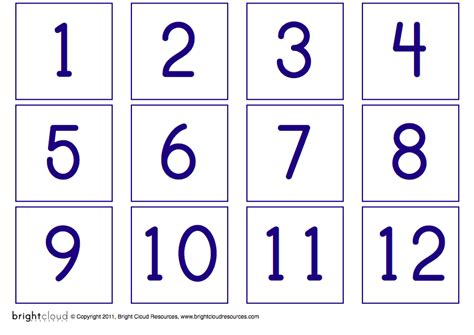 9 Best Images Of 20 Free Printable Large Numbers