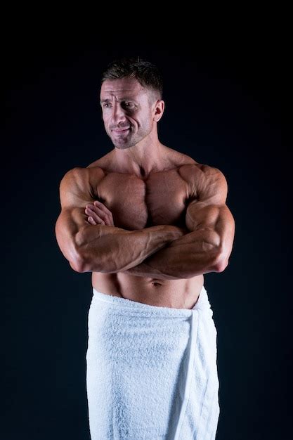 Hombre Musculoso Torso Desnudo En Forma Atleta Con Six Pack Y M Sculos