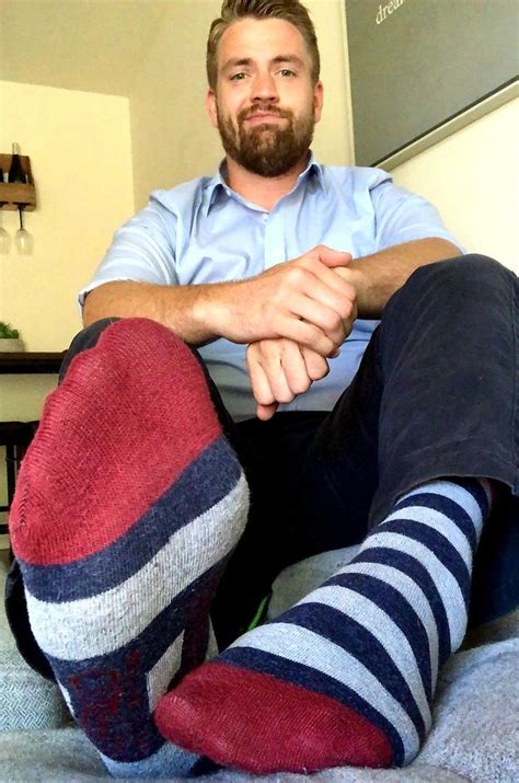 My Friend Showing Me His Dress Socks