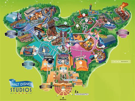Disneyland Paris Park Maps Dlp Tickets