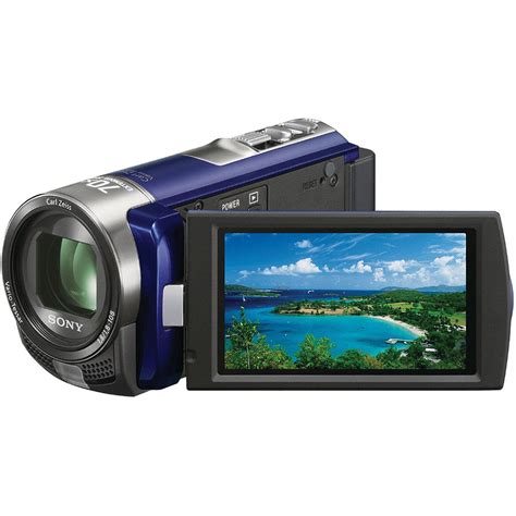 Sony Dcr Sx45 Sd Flash Memory Camcorder Blue Dcrsx45 L Bandh
