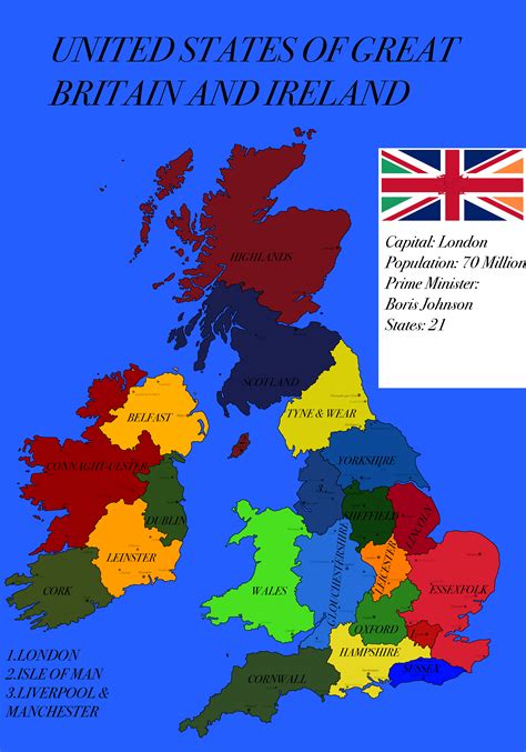 United States of Great Britain and Ireland : imaginarymaps