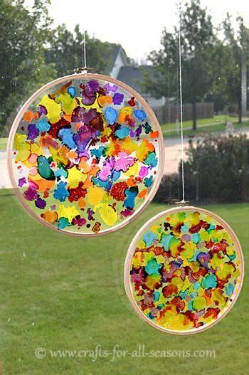 Create A Colorful Sun Catcher Craft Suncatcher Craft Kids Suncatcher