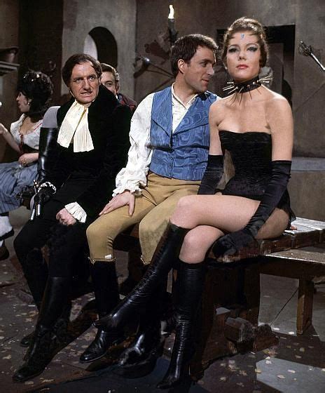 Diana Rigg As The Queen Of Sin On The Set Of The Avengers During The