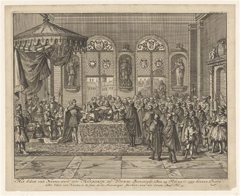Confirmation Of The Edict Of Nantes By King Henry Iv At Paris Free