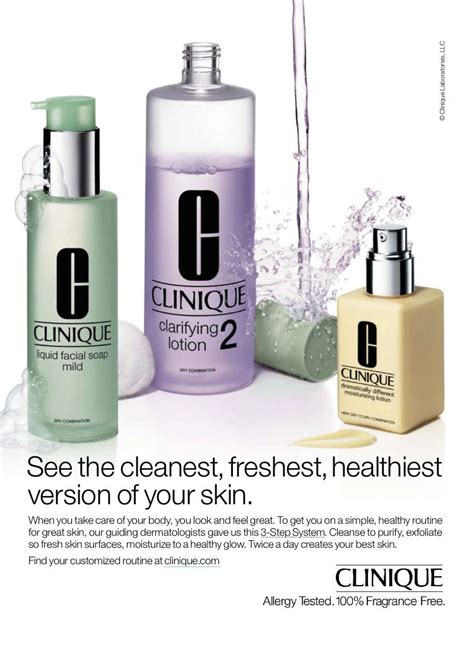 Clinique Advertising Cosmetic And Skincare Advertising Pinterest