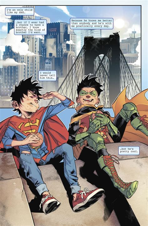 [comic Excerpt] Damian And Jon The Super Sons Robin 80th Anniversary Comic R Dccomics