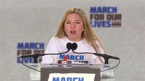 Jaclyn Corin Speaks At March For Our Lives Parkland Is My Home Youtube