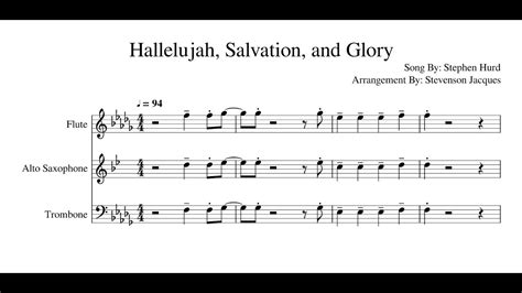 Hallelujah Salvation And Glory Music Arrangement Youtube