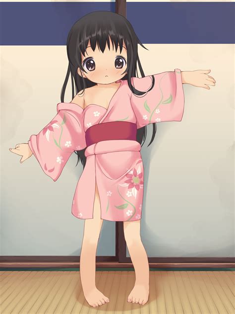 Anime Picture Search Engine Absurdres Anyannko Barefoot Black Hair My