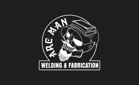 Masculine Bold Steel Fabrication Logo Design For ARC MAN WELDING FABRICATION By Robert