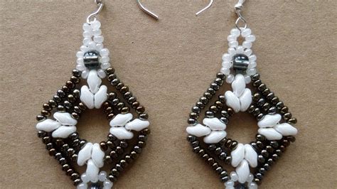 How To Make Sparkling Beaded Earrings Diy Style Tutorial