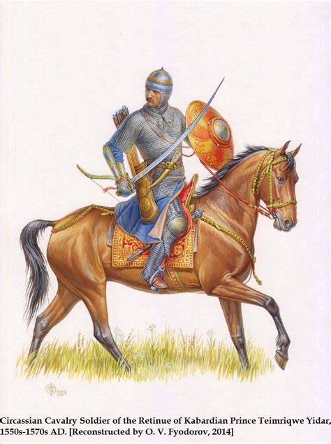 Circassian Cavalry Soldier Of The Retinue Of The Kabardian Prince