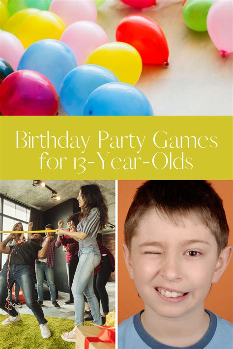 Birthday Party Games For 13 Year Olds Teen Approved Fun Party Pop