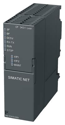 In adding the cp please do not forget to add new ethernet connection on the hardware configuration otherwise. 6GK7343-1CX10-0XE0. 6GK73431CX100XE0. SIMATIC NET, CP 343 ...