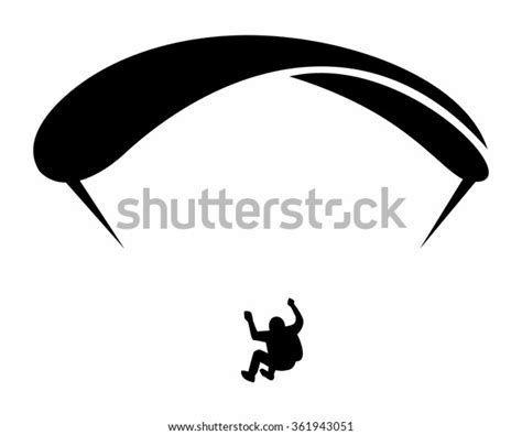 Sky Diving Logo Icon Vector Stock Vector Royalty Free 361943051