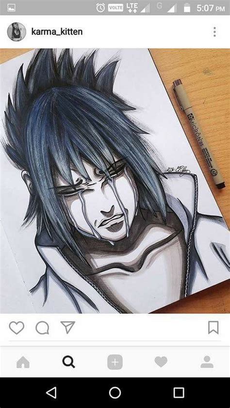 Sasuke Uchiha Crying Drawing ♥♥♥ Perfect Sad Sasuke Uchiha Naruto