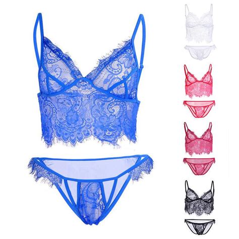 Buy Fashion Sexy Women Lingerie Lace See Throug Nightwear At Affordable