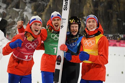 Norway Win Mens Team Event Gold On Last Day Of Pyeongchang 2018 Ski
