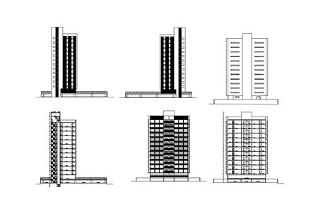 Elevation And Section Detail High Rise Building Autoc Vrogue Co