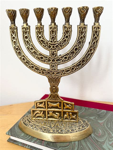 Hanukkah Menorah Star Of David Chanukah Festival Of Light Etsy