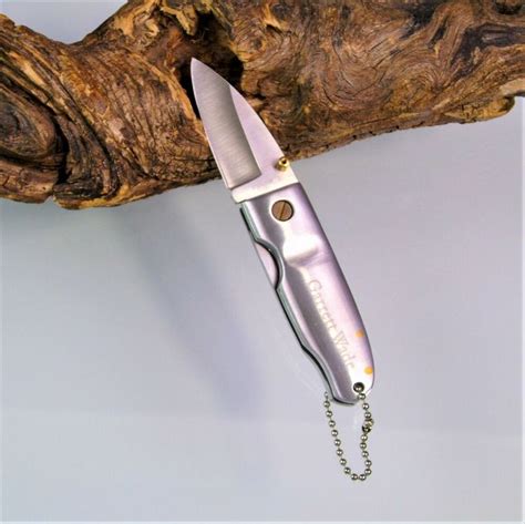 Vintage Garrett Wade Small Liner Lock Pocket Knife Stainless New Unused