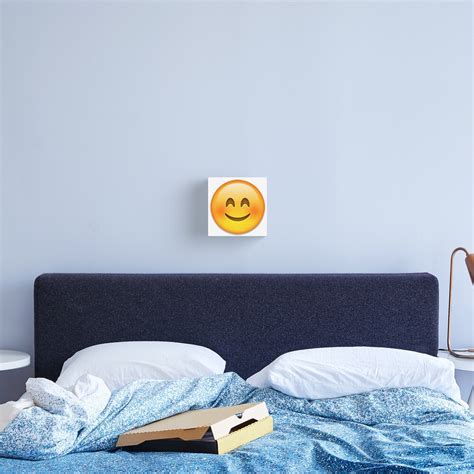 Happy Emoji Canvas Print For Sale By Nojams Redbubble