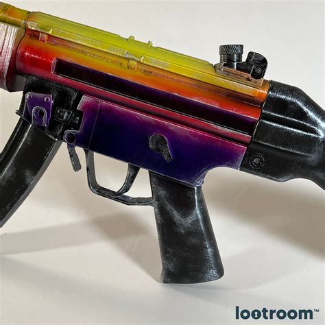 Rust Mp5 Tempered Skin Lifesize Cosplay Gamer T