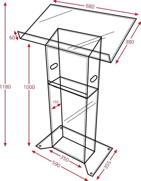 Menu Display Stands Trim Lectern Podium Design Church Furniture