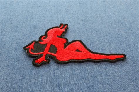 Red Devil Girl Patch By Ivamis Patches