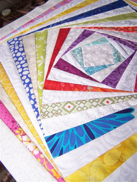 However, beginners, you may want to send your queen size log cabin quilt out to a long arm quilter to have it quilted. Scrap Happy Sampler #7 Block of Month