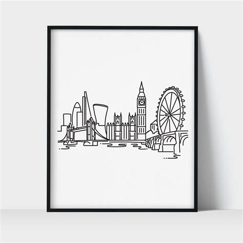 London Skyline Sketch