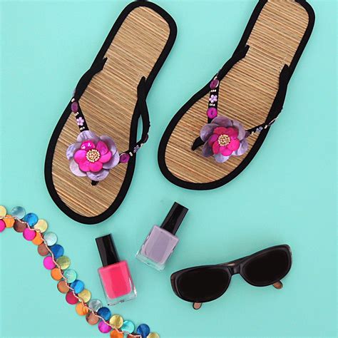 Diy Flip Flops Thatll Make Your Feet Sparkle Sewing With Bobbin