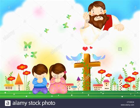 All worksheets only my followed users only my favourite worksheets only my own worksheets. The Jesus listening to the praying children Stock Photo ...