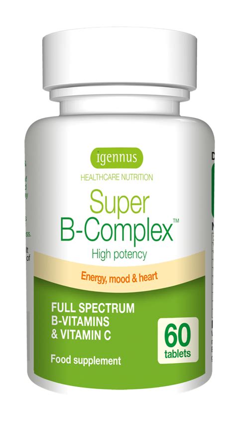 Super B-Complex, Methylated Vitamin B Complex tablets with Folate | Vitamin b complex, Vitamin b ...