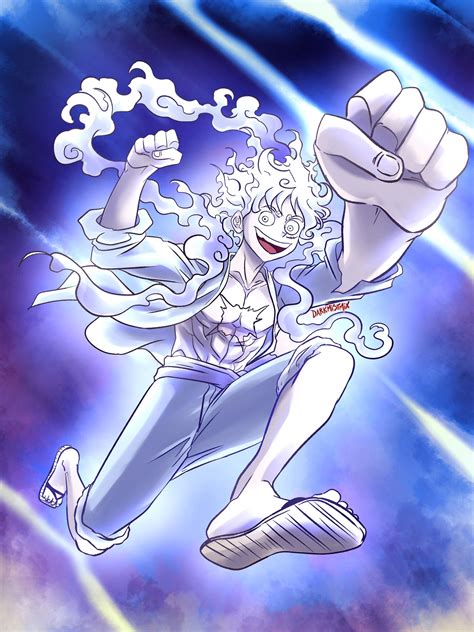 Luffy Gear 5 By Darkmistmix On Deviantart Luffy Anime Poster De Parede
