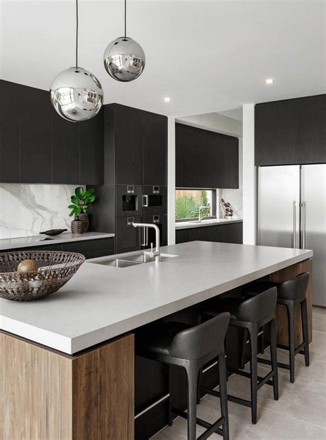 30 Stylish Black Kitchen Interior Design Ideas For Kitchen To Have