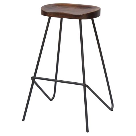 It consists of a single seat, for one person, without back or armrests (in early stools), on a base of a stool there are either one , two, three or four legs. Buy Grey Industrial Metal Bar Stool with Wood Seat from ...