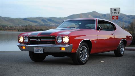 Wallpaper Red Chevrolet Chevelle 1970 Ss Chevelle Land Vehicle