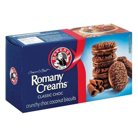 Bakers Romany Creams Classic Choc Coconut Biscuits 200g Ucc Australia
