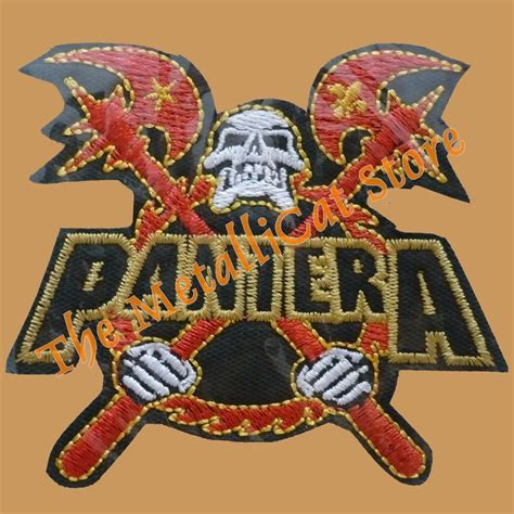 Pantera Cowboys From Hell Embroidered Small Patch Heavy Metal Cd