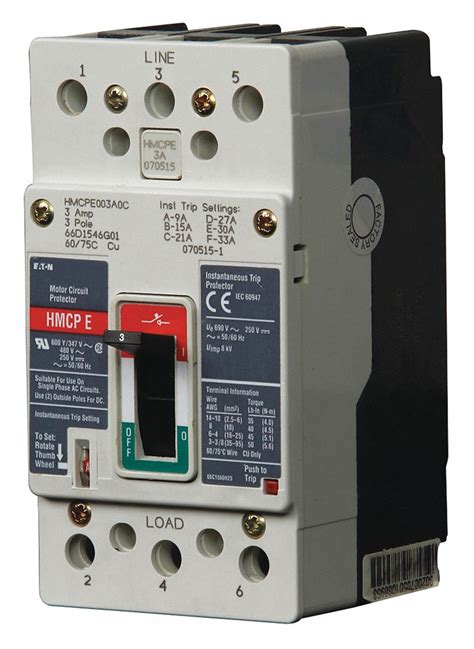 Eaton 30 A Amps 65ka At 600v Ac Molded Case Circuit Breaker 46my42