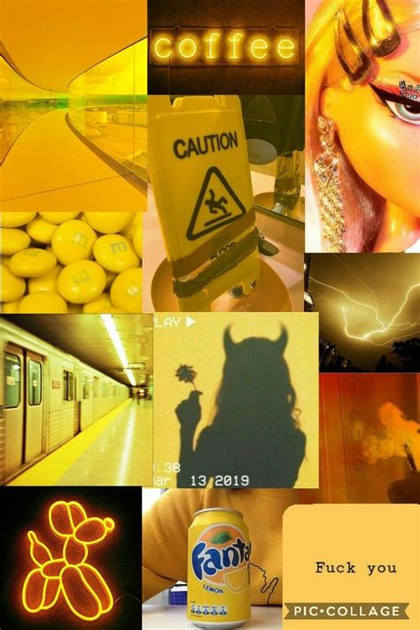 Yellow Baddie Asthestic Aesthetic Collage Aesthetic Wallpapers
